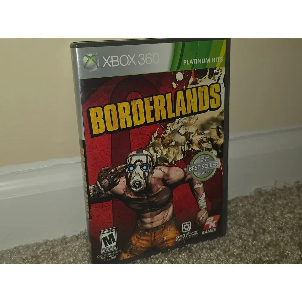 Borderlands Xbox 360 Game Complete Original w/ Manual Gearbox 2K